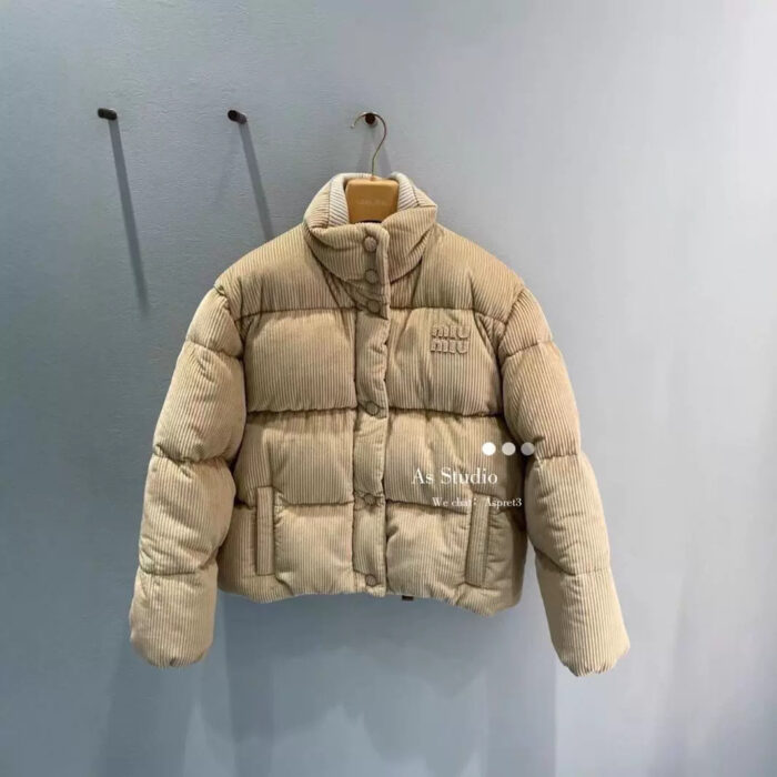 Casual Warm Crop Bomber Jackets For Women - Image 1