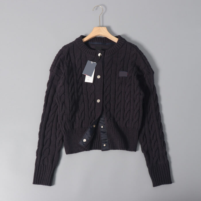 Casual Crew-Neck Cardigans For Women - Image 2
