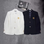 Gold Embroidery Blazer For Women - Image 4
