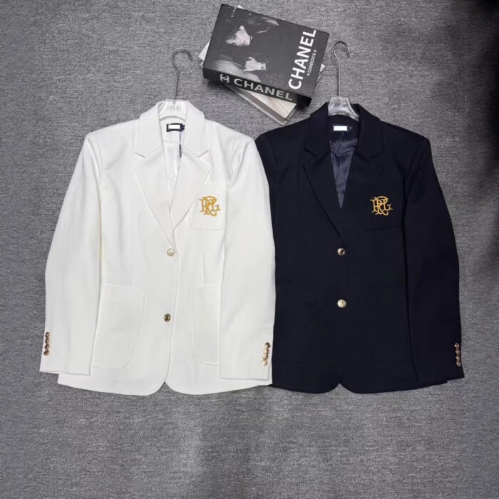 Gold Embroidery Blazer For Women - Image 4
