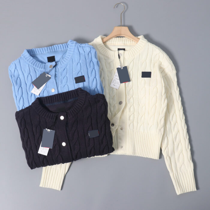 Casual Crew-Neck Cardigans For Women - Image 5