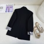 Classic Rolled Sleeve Blazer For Women - Image 3