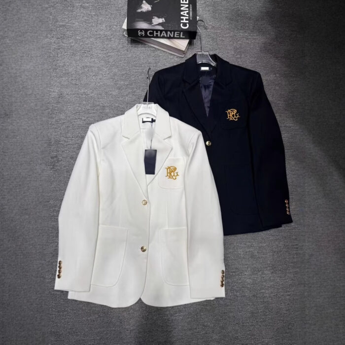 Gold Embroidery Blazer For Women - Image 2
