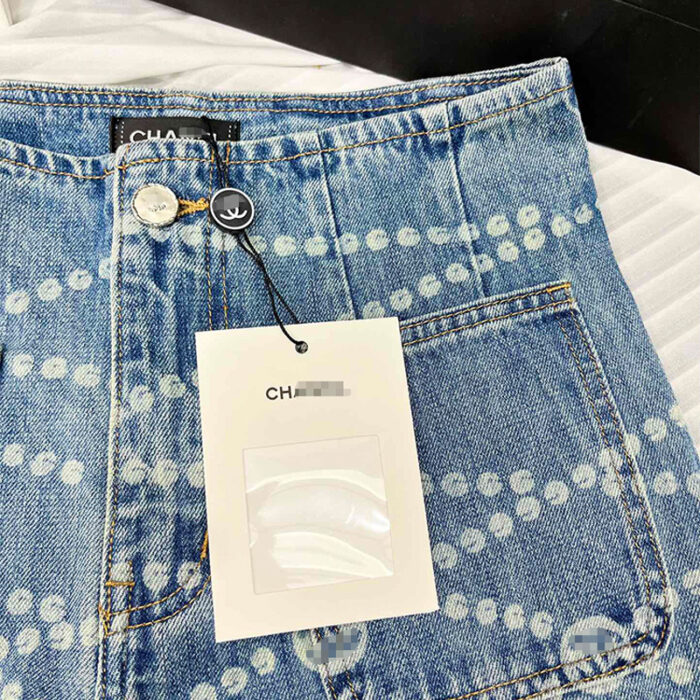 Trendy Pearl Chain Jeans For Women - Image 3