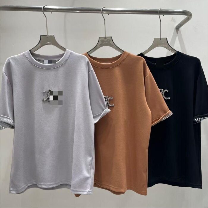 Luxury Short-Sleeved T-shirt And Trousers For Women - Image 4