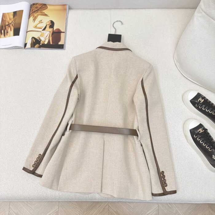 Casual Belted Blazer For Women - Image 4