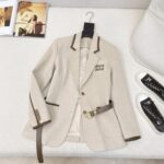 Casual Belted Blazer For Women - Image 5