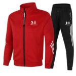 Fashion Zipper Sports Tracksuits For Men - Image 3