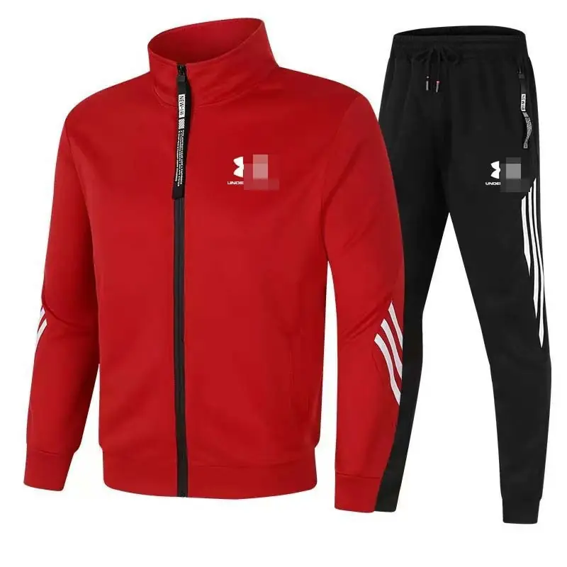 Fashion Zipper Sports Tracksuits For Men - Image 3
