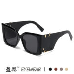 New European and American fashion retro large frame butterfly cat-eye sunglasses cross-border ins style versatile sunglasses women's high-end