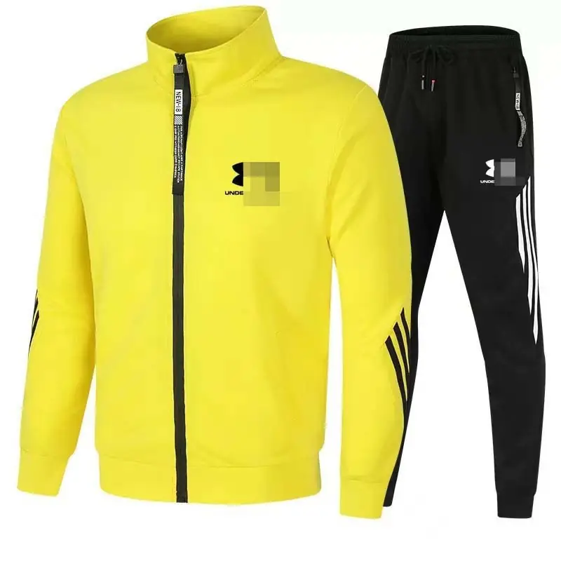 Fashion Zipper Sports Tracksuits For Men - Image 4